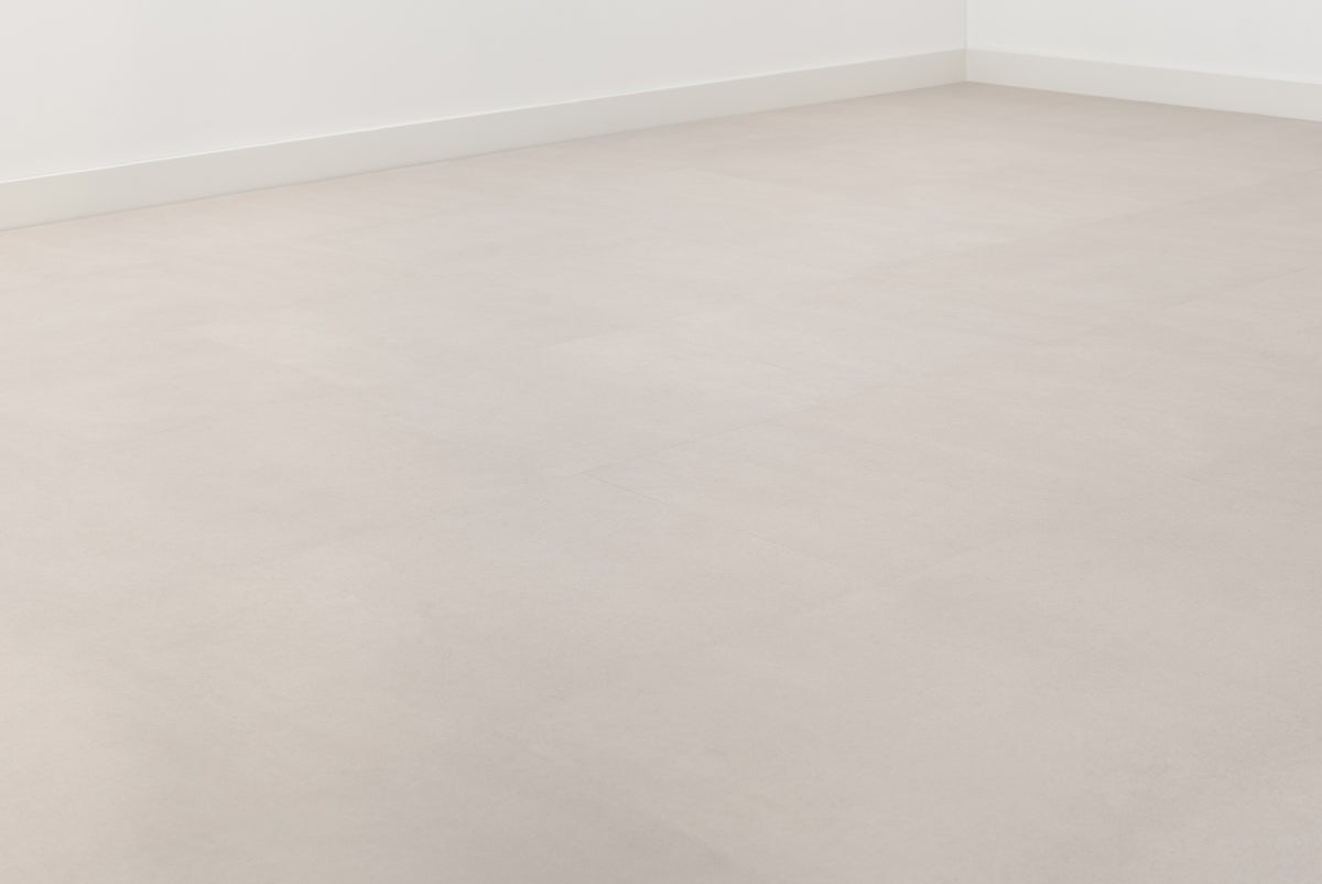Floer Betonlook Sand Klebe - Vinyl Fliesen FLR - 3611 - Solzaleben.de