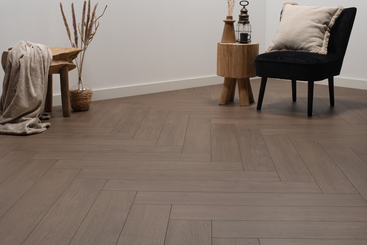 Floer Ceto Kakao Braun Walfishgrät Laminat FLR - 1615 - Solzaleben.de