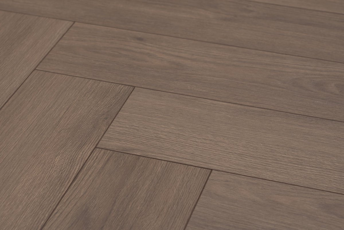 Floer Ceto Kakao Braun Walfishgrät Laminat FLR - 1615 - Solzaleben.de