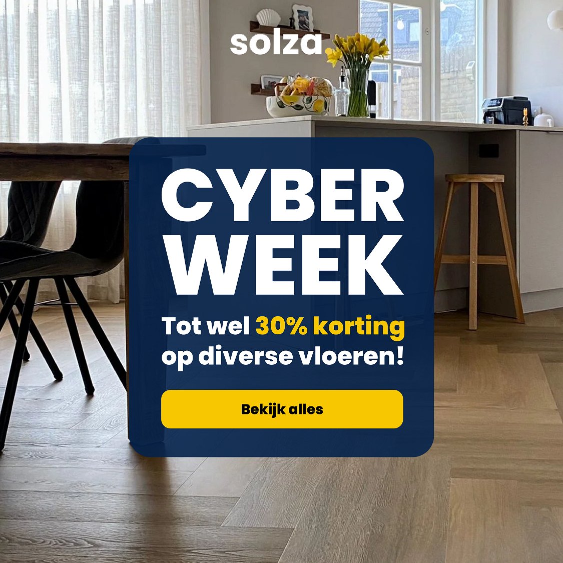 CYBER WEEK: Kortingen tot 30% op vloeren! - Solza.nl