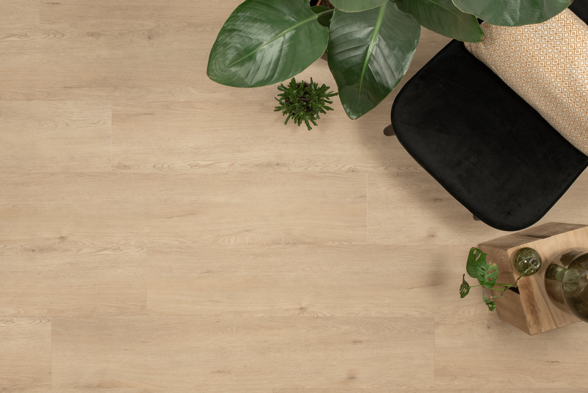 Floer Ghent Graubeige Eiche Dörfer Klebe-Vinyl FLR-3041 – Detailansicht 7