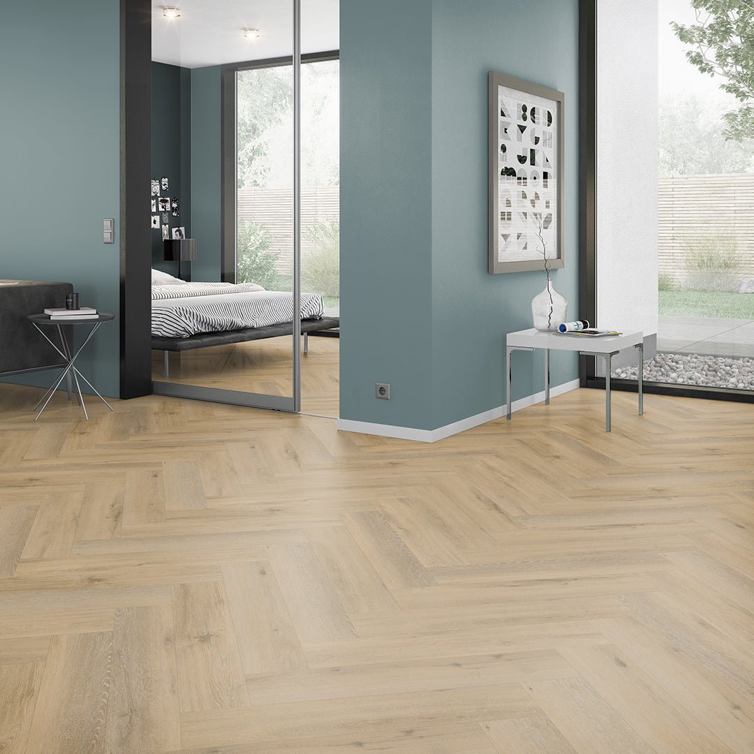 Belakos Attico Fischgrät XL 80 Klebe-Vinyl - Solzaleben.de