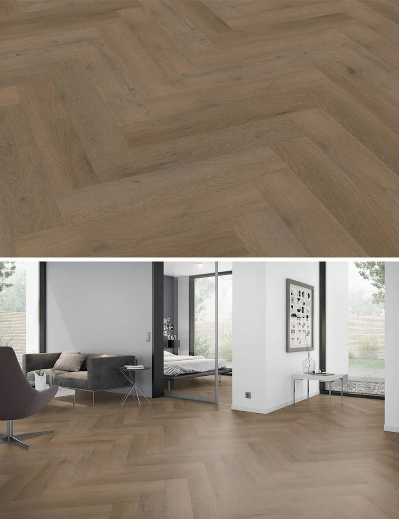 Belakos Attico Fischgrät XL 84 Klebe-Vinyl - Solzaleben.de