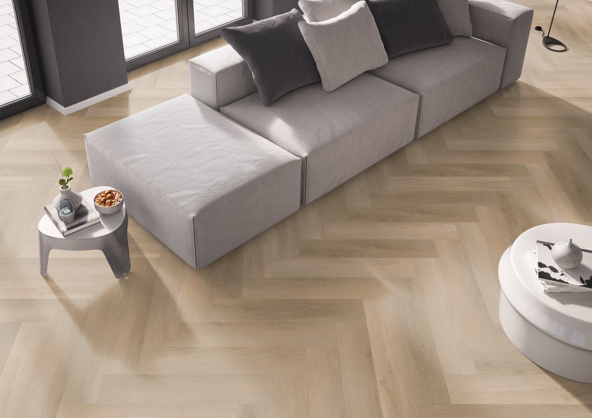 Belakos Attico Fischgrät XL 81 Klebe - Vinyl - Solzaleben.de