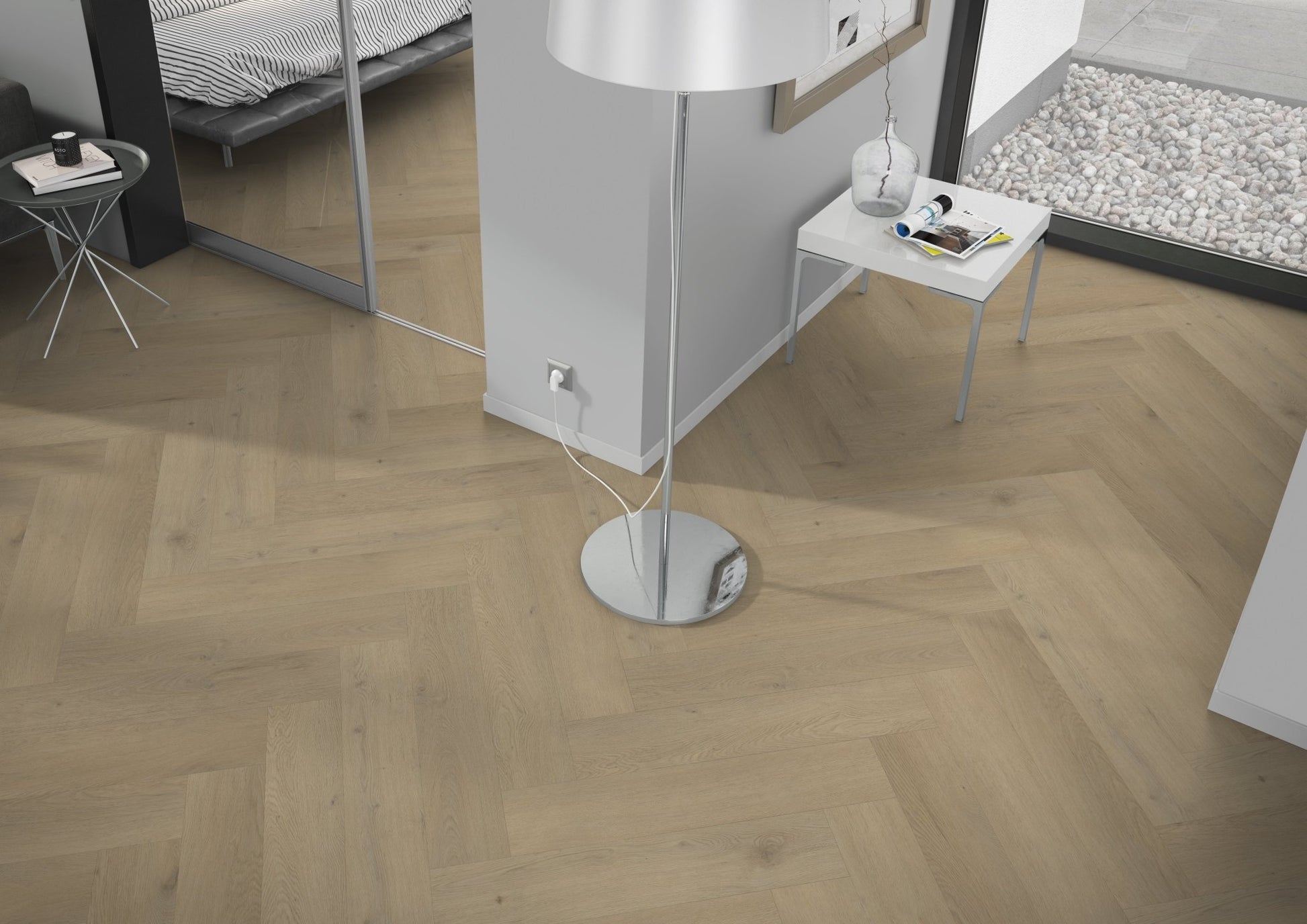 Belakos Attico Fischgrät XL 87 Klebe - Vinyl - Solzaleben.de