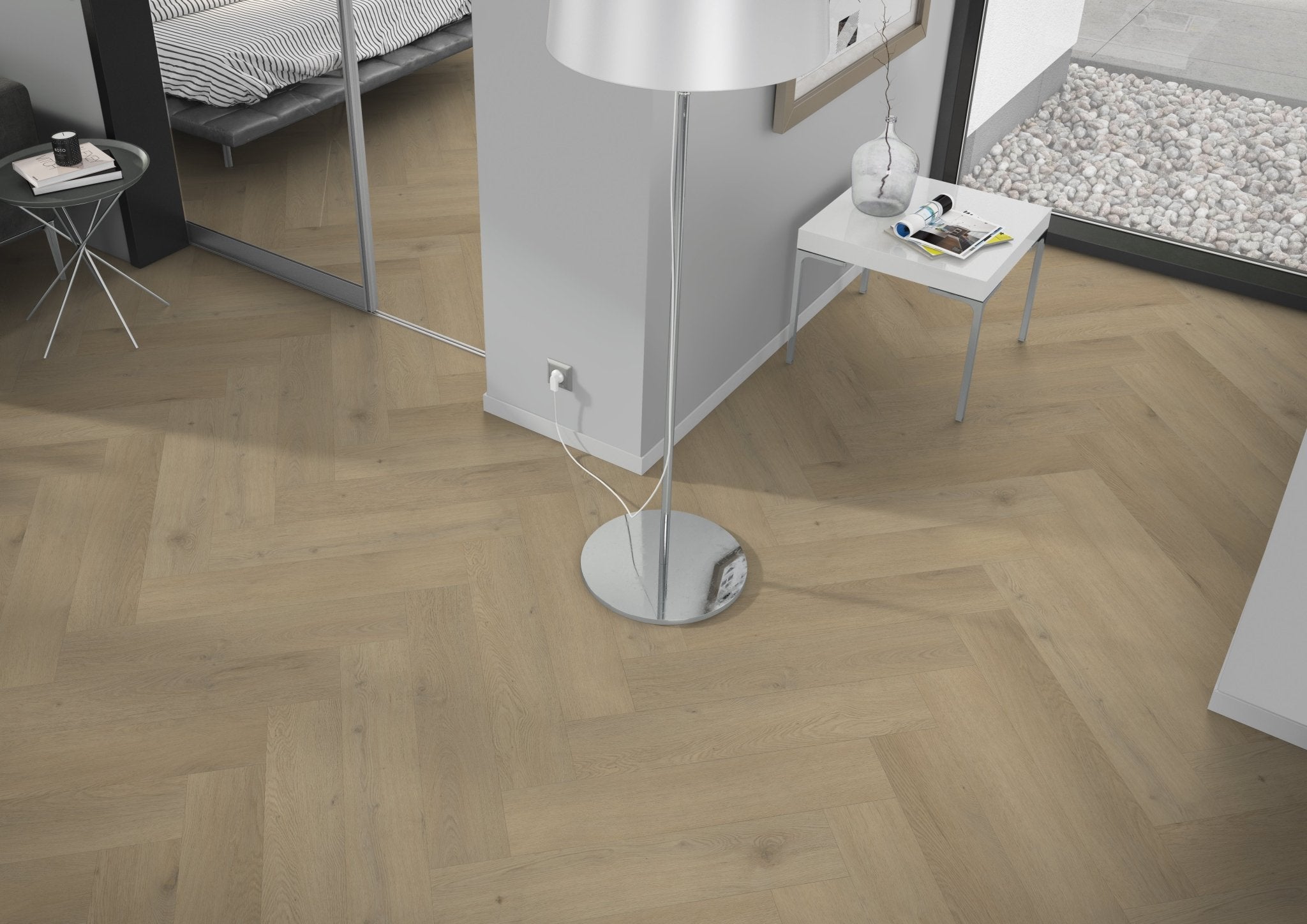 Belakos Attico Fischgrät XL 87 Klebe - Vinyl - Solzaleben.de