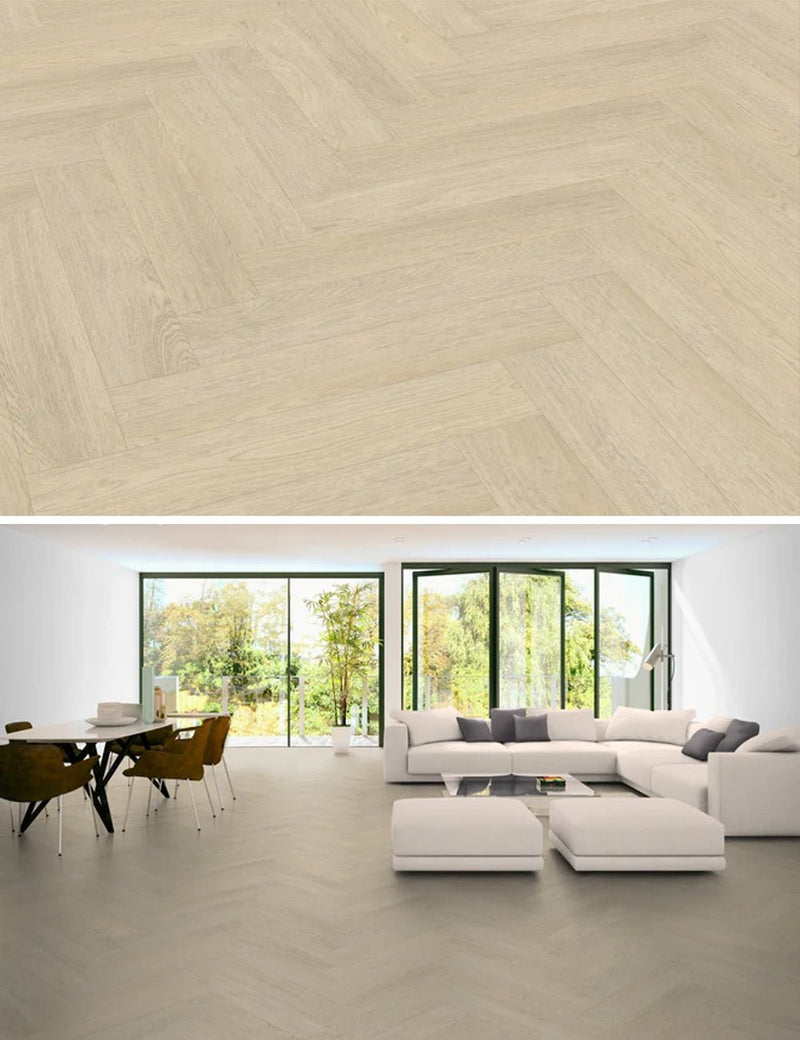 Belakos Terreno Fischgrät XL 62 Klebe-Vinyl - Solzaleben.de