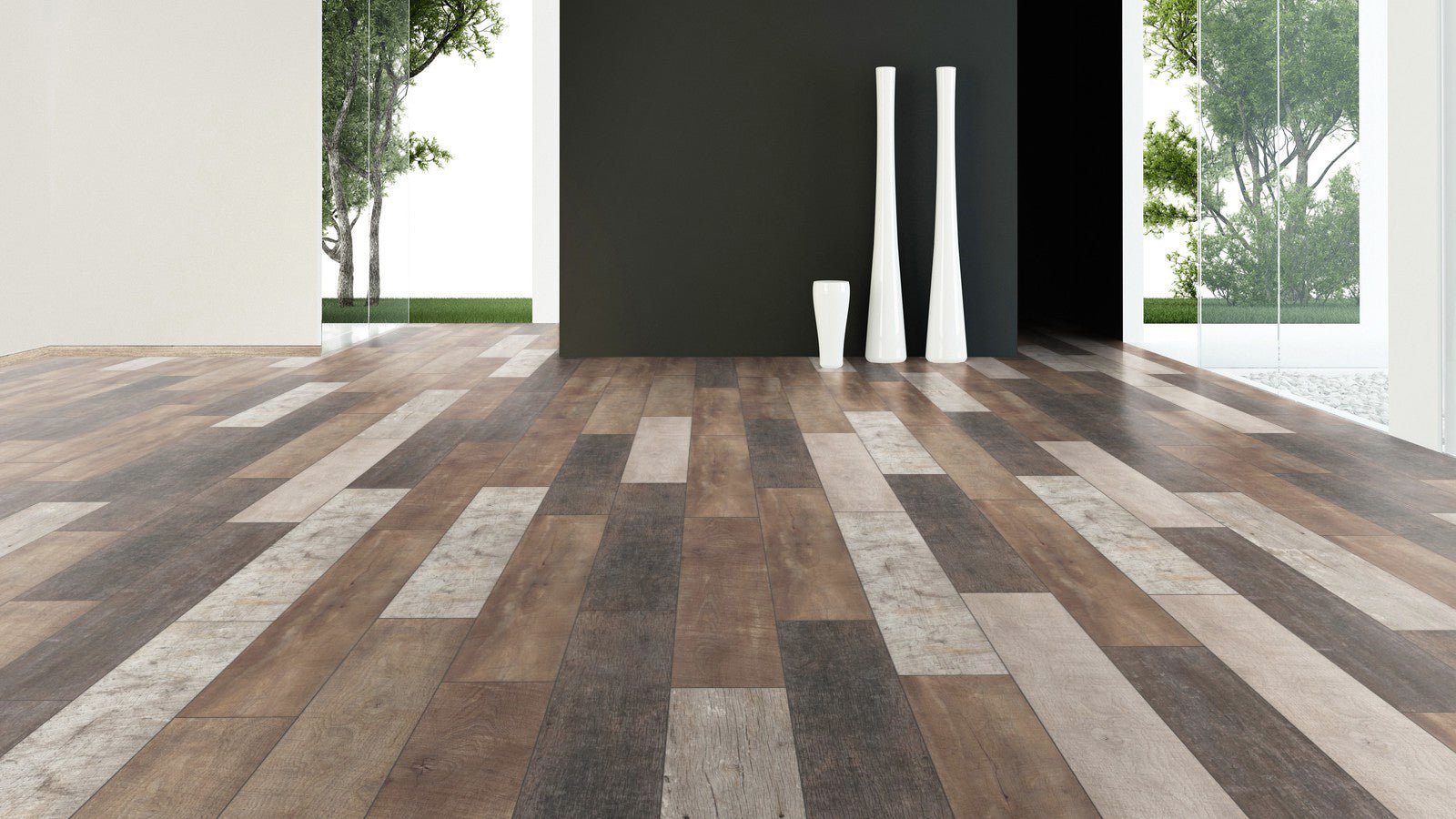 Floer Abgenutzte Dielen Dunkel Altholz Laminat FLR - 1528 - Solzaleben.de