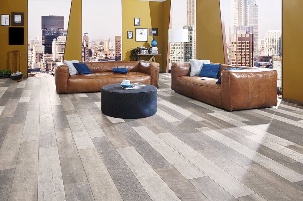 Floer Abgenutzte Dielen Hell Altholz Laminat FLR - 1529 - Solzaleben.de