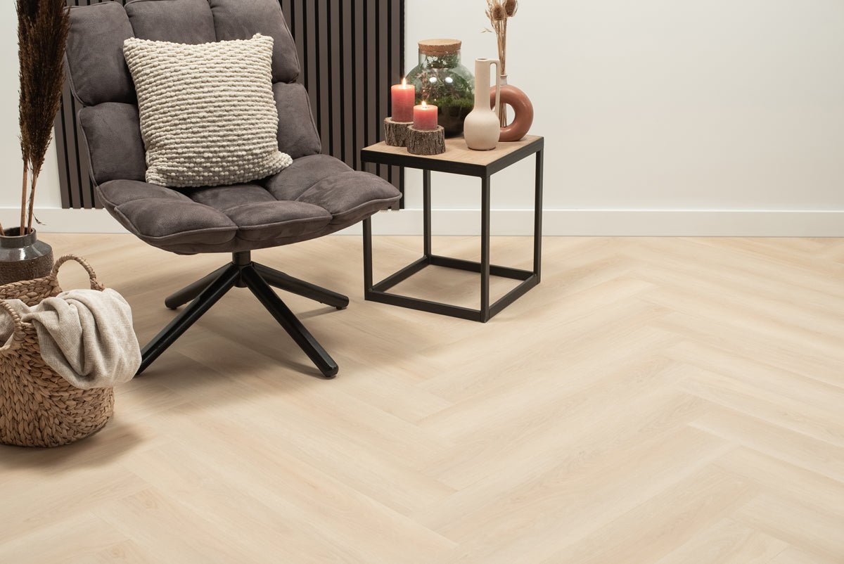 Floer Baleen Beige Walfischgrät Klick Vinyl FLR-3910 - Solzaleben.de