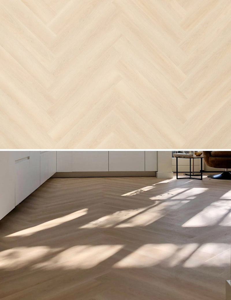 Floer Baleen Beige Walfischgrät Klick Vinyl FLR-3910 - Solzaleben.de