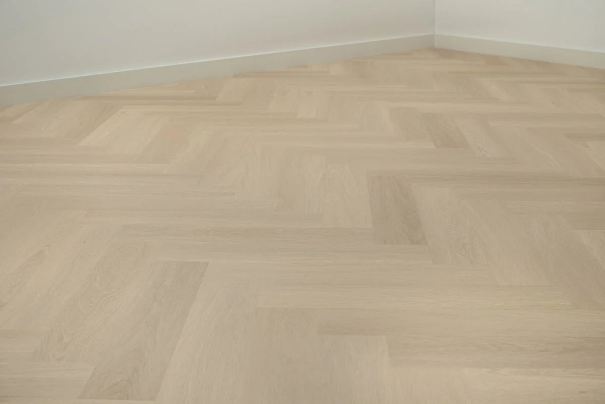 Floer Beige Eiche Fishgrät Klebe-Vinyl FLR-3512 - Solzaleben.de