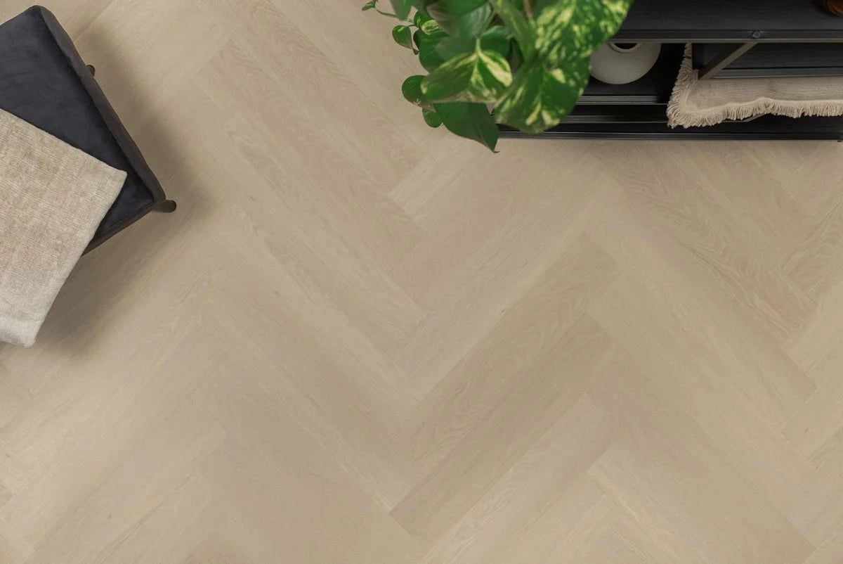 Floer Beige Eiche Fishgrät Klebe-Vinyl FLR-3512 - Solzaleben.de