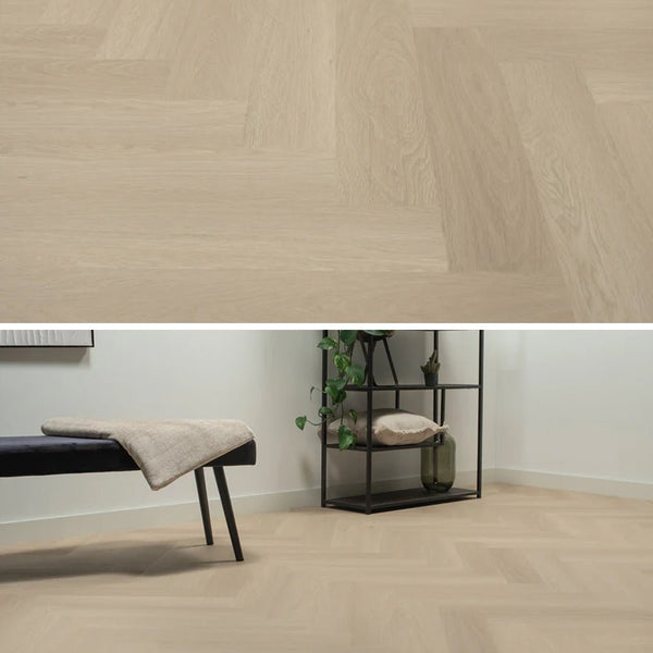 Floer Beige Eiche Fishgrät Klebe-Vinyl FLR-3512 - Solzaleben.de