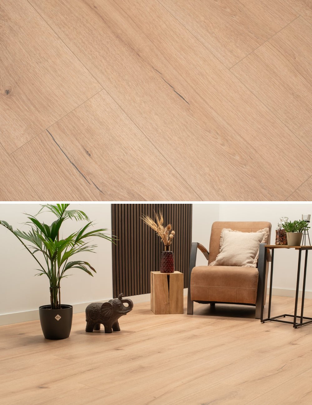Floer Bergamo Eiche Braun Städte Laminat FLR-1422 - Solzaleben.de