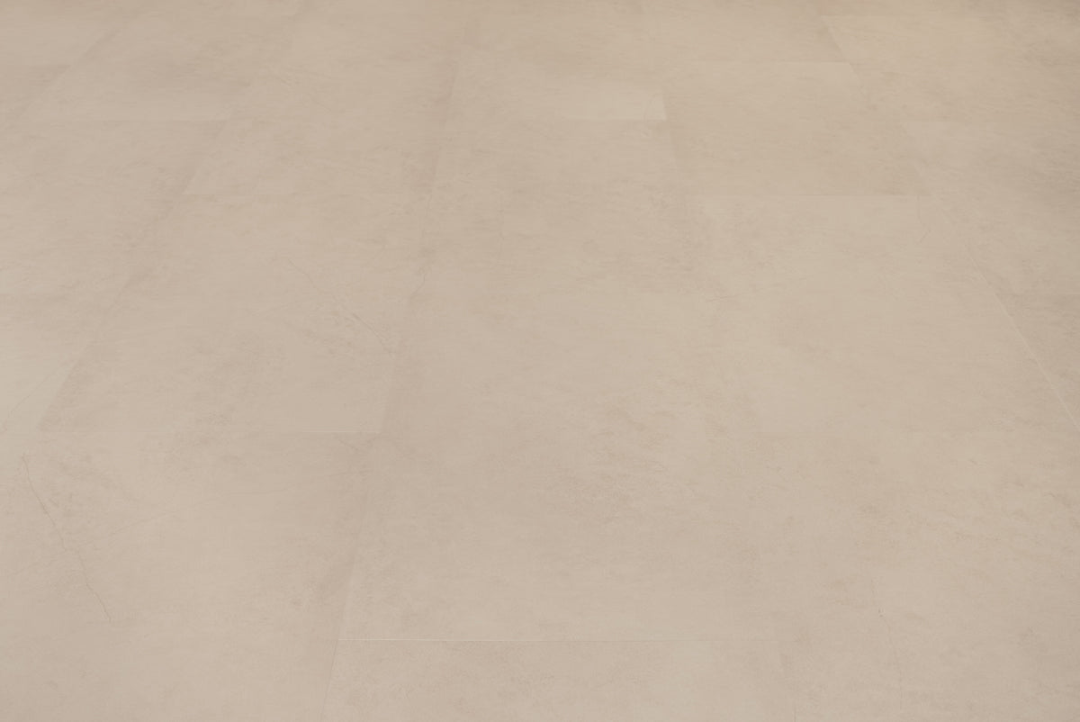 Floer Betonlook Beige Klebe - Vinyl Fliesen FLR - 3609 - Solzaleben.de