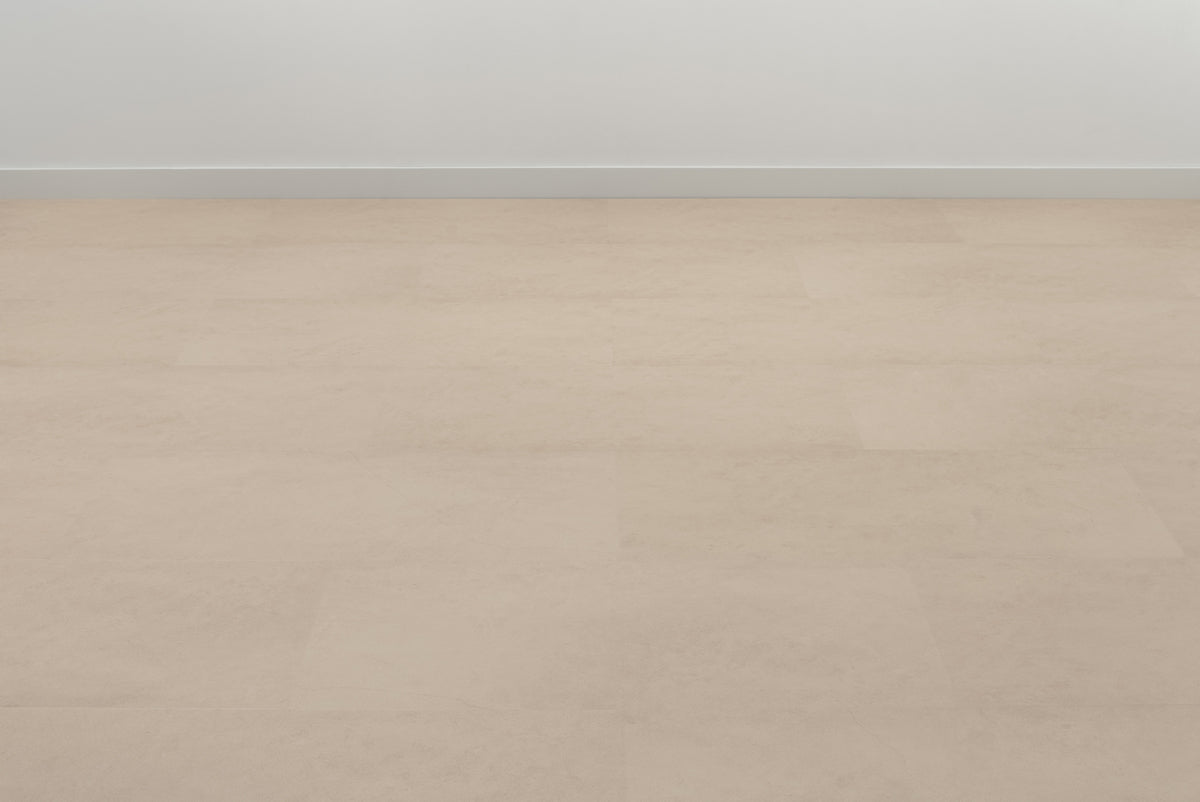 Floer Betonlook Beige Klebe - Vinyl Fliesen FLR - 3609 - Solzaleben.de