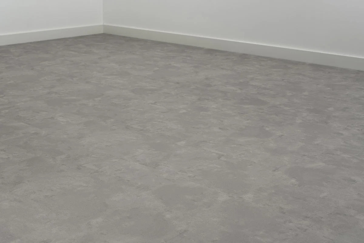 Floer Betonlook Grau Klick Vinyl Fliesen FLR-3801 - Solzaleben.de