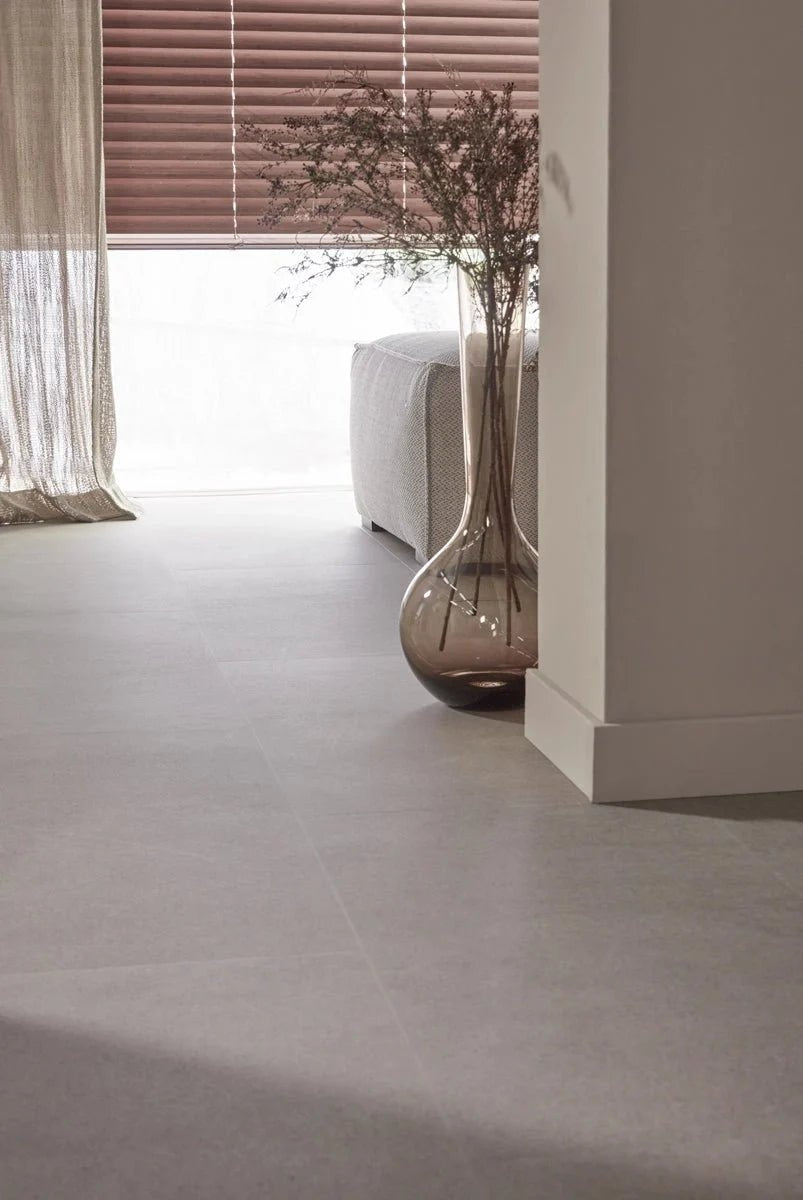 Floer Betonlook Greige Klick Vinyl Fliesen FLR-3804 - Solzaleben.de