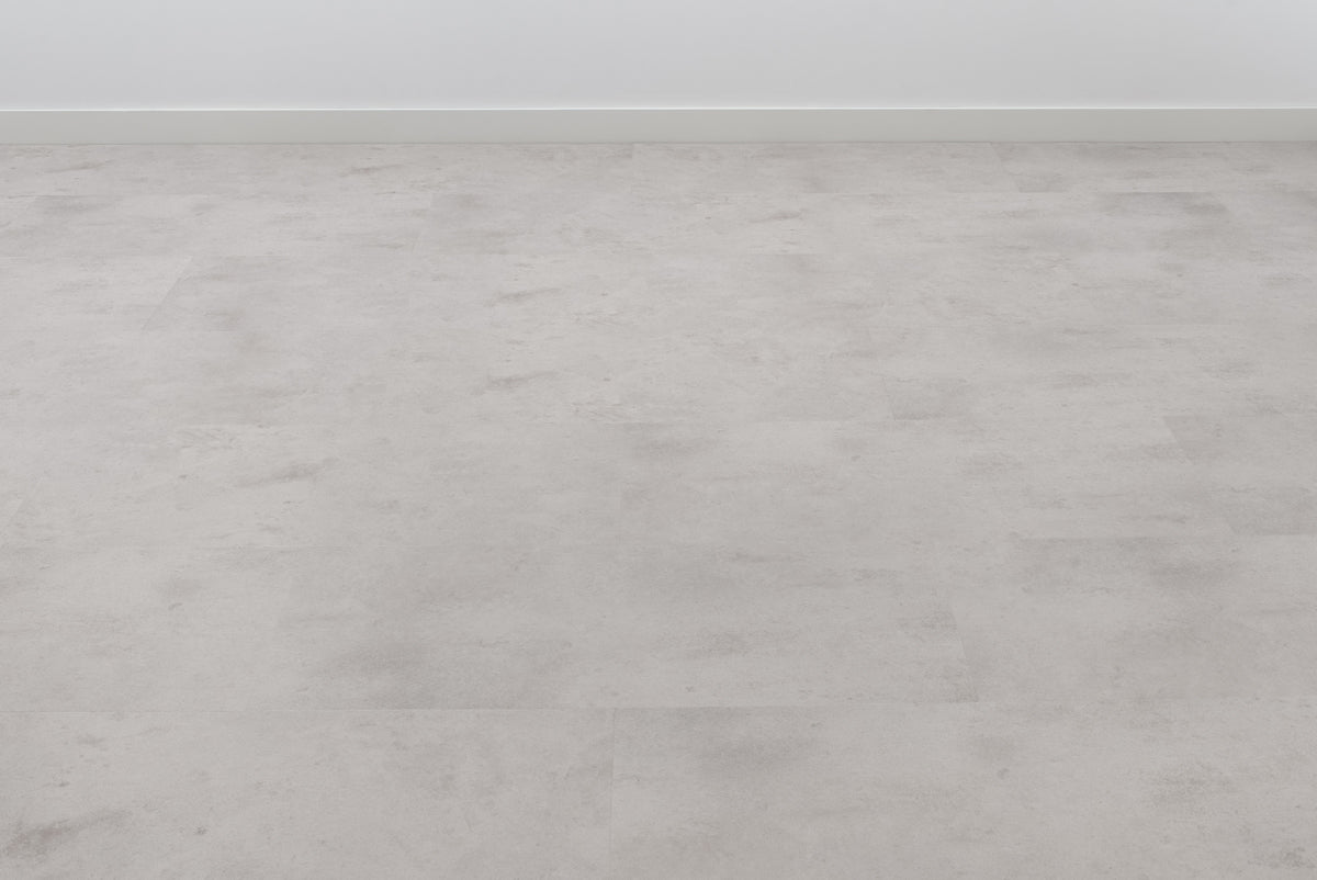 Floer Betonlook Hellgrau Klebe - Vinyl Fliesen FLR - 3613 - Solzaleben.de