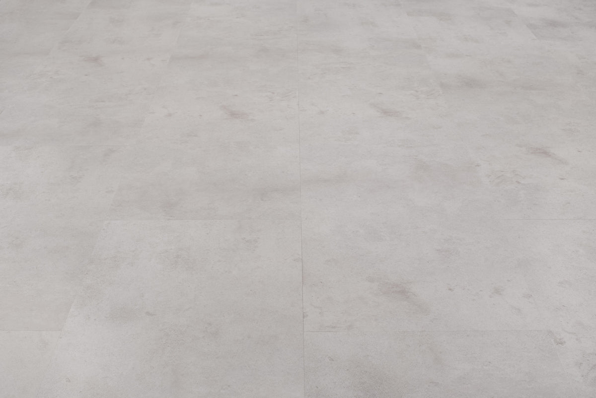 Floer Betonlook Hellgrau Klebe - Vinyl Fliesen FLR - 3613 - Solzaleben.de