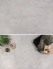 Floer Betonlook Hellgrau Klebe-Vinyl Fliesen FLR-3613 - Solzaleben.de