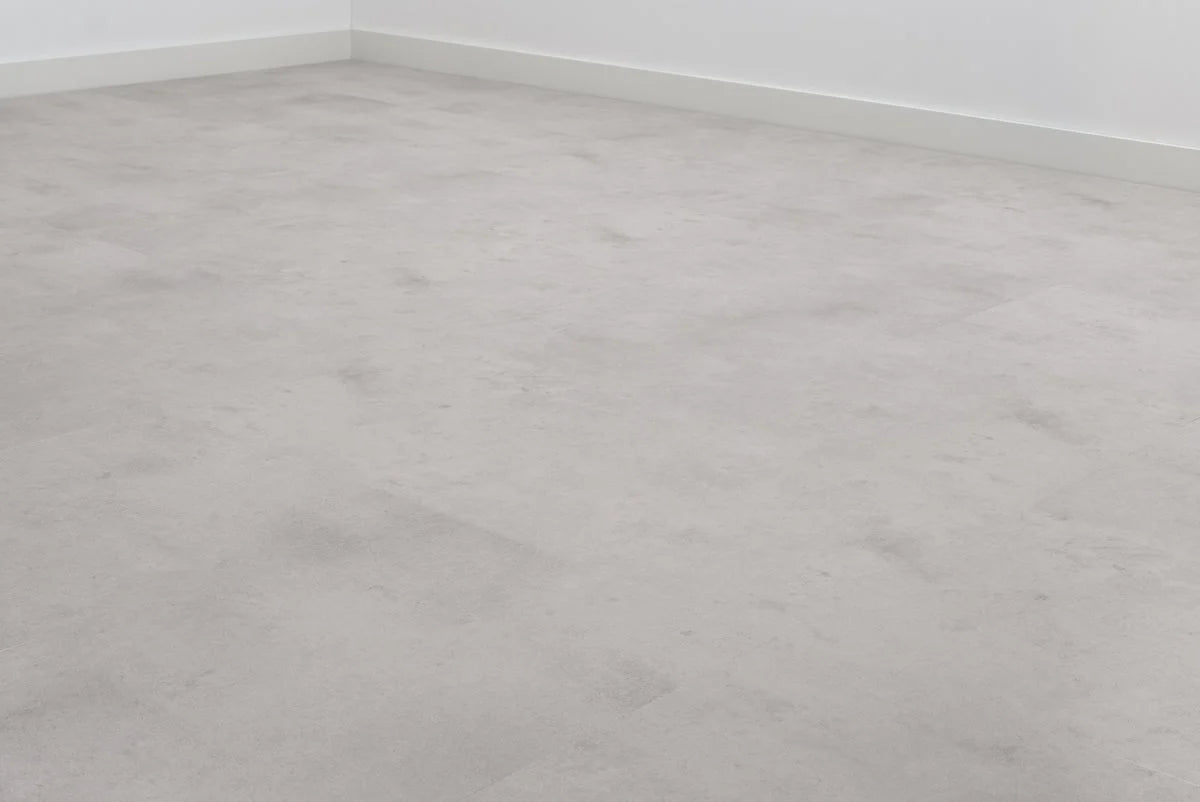 Floer Betonlook Hellgrau Klick Vinyl Fliesen FLR-3805 - Solzaleben.de