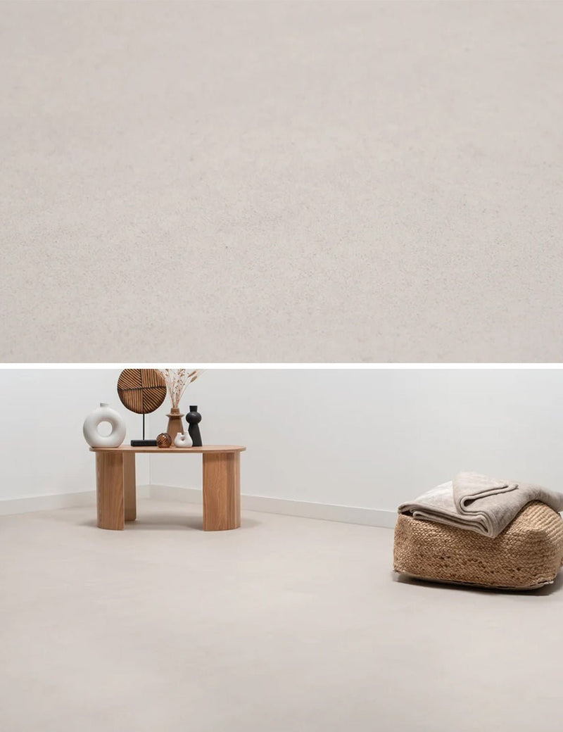 Floer Betonlook Sand Klick Vinyl Fliesen FLR-3803 - Solzaleben.de
