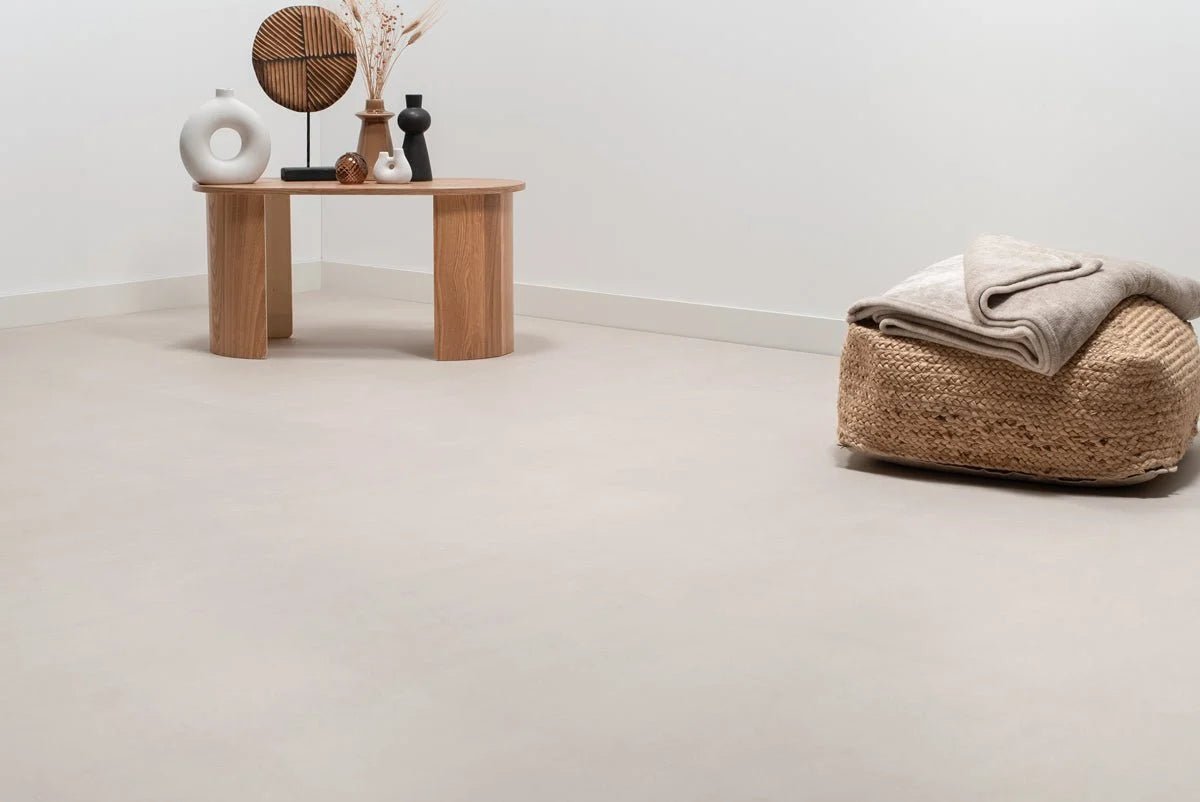 Floer Betonlook Sand Klick Vinyl Fliesen FLR-3803 - Solzaleben.de