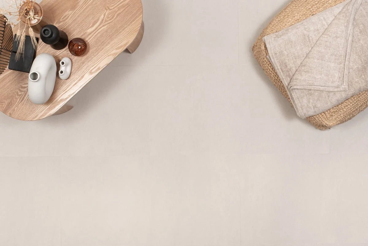 Floer Betonlook Sand Klick Vinyl Fliesen FLR-3803 - Solzaleben.de