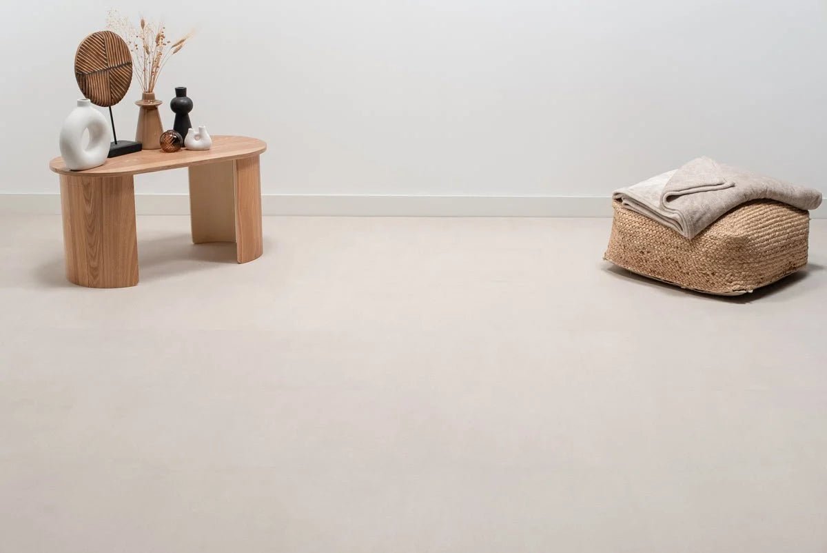 Floer Betonlook Sand Klick Vinyl Fliesen FLR-3803 - Solzaleben.de