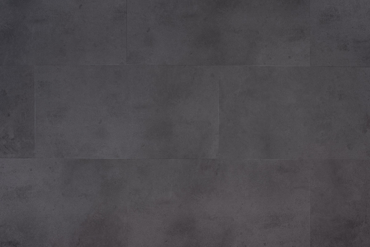 Floer Betonlook Schwarz Klebe - Vinyl Fliesen FLR - 3610 - Solzaleben.de