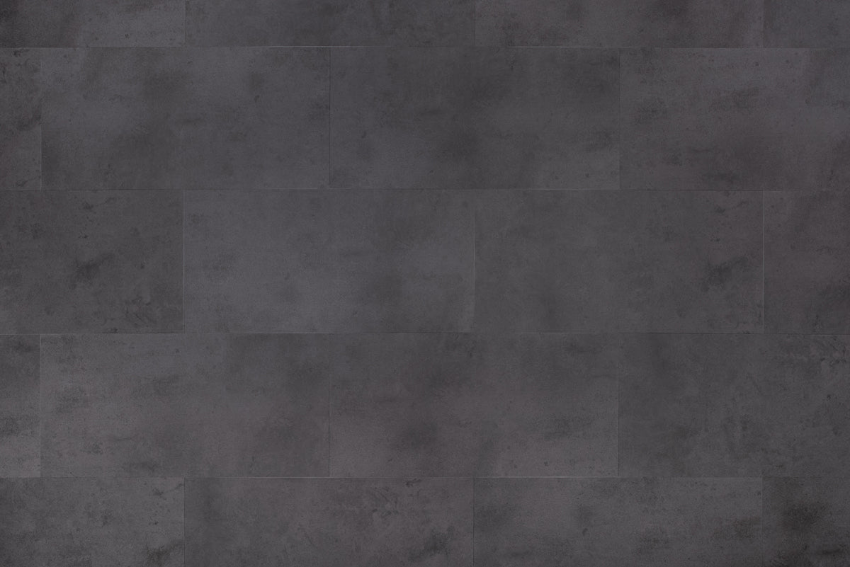 Floer Betonlook Schwarz Klebe - Vinyl Fliesen FLR - 3610 - Solzaleben.de