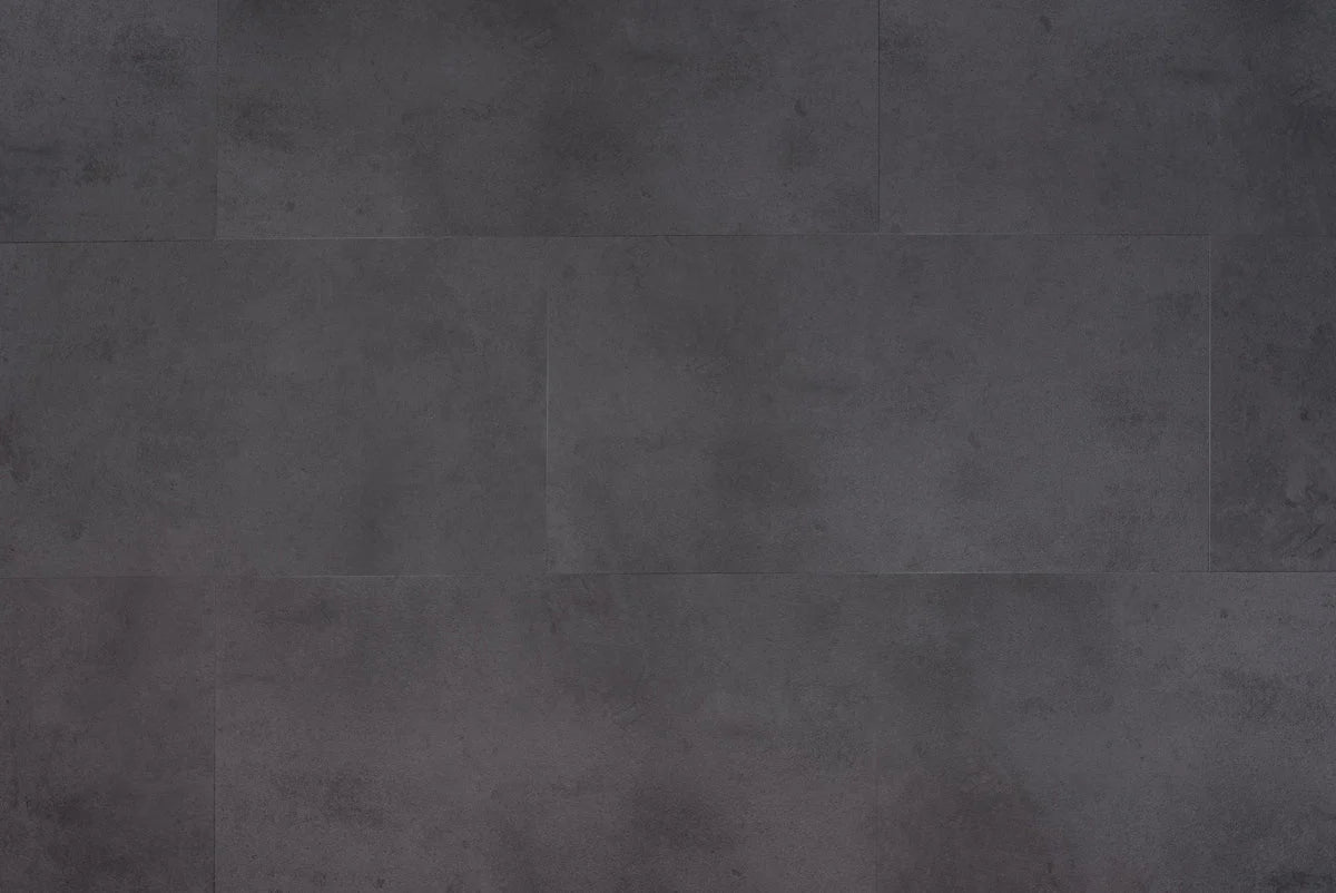 Floer Betonlook Schwarz Klick Vinyl Fliesen FLR-3802 - Solzaleben.de