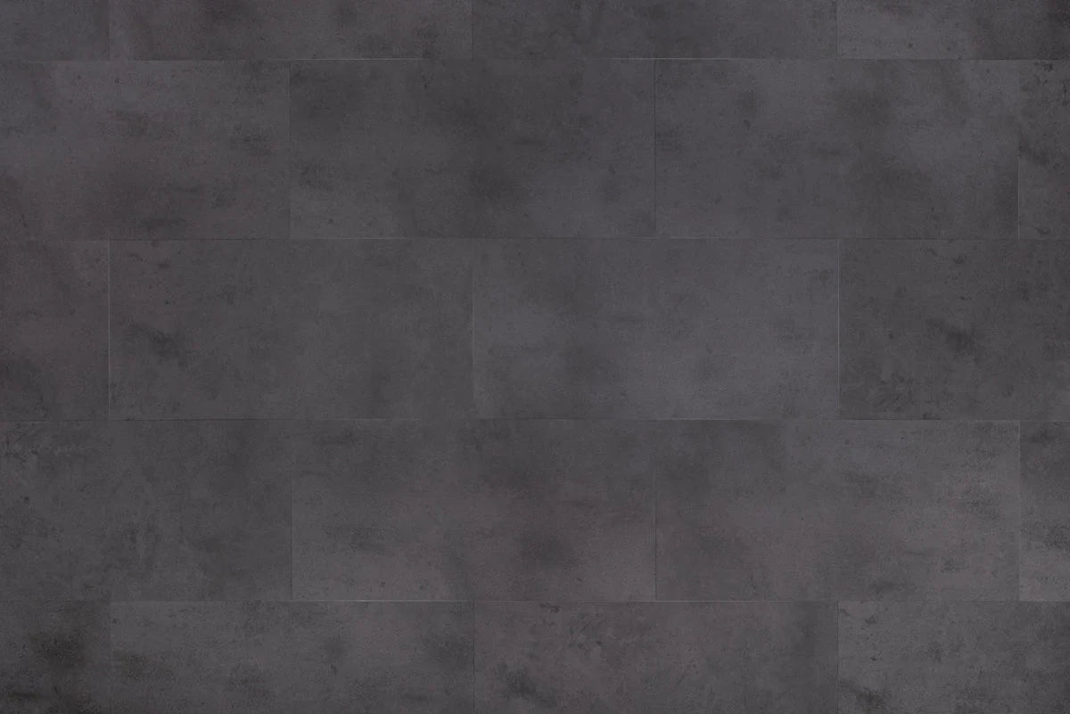 Floer Betonlook Schwarz Klick Vinyl Fliesen FLR-3802 - Solzaleben.de