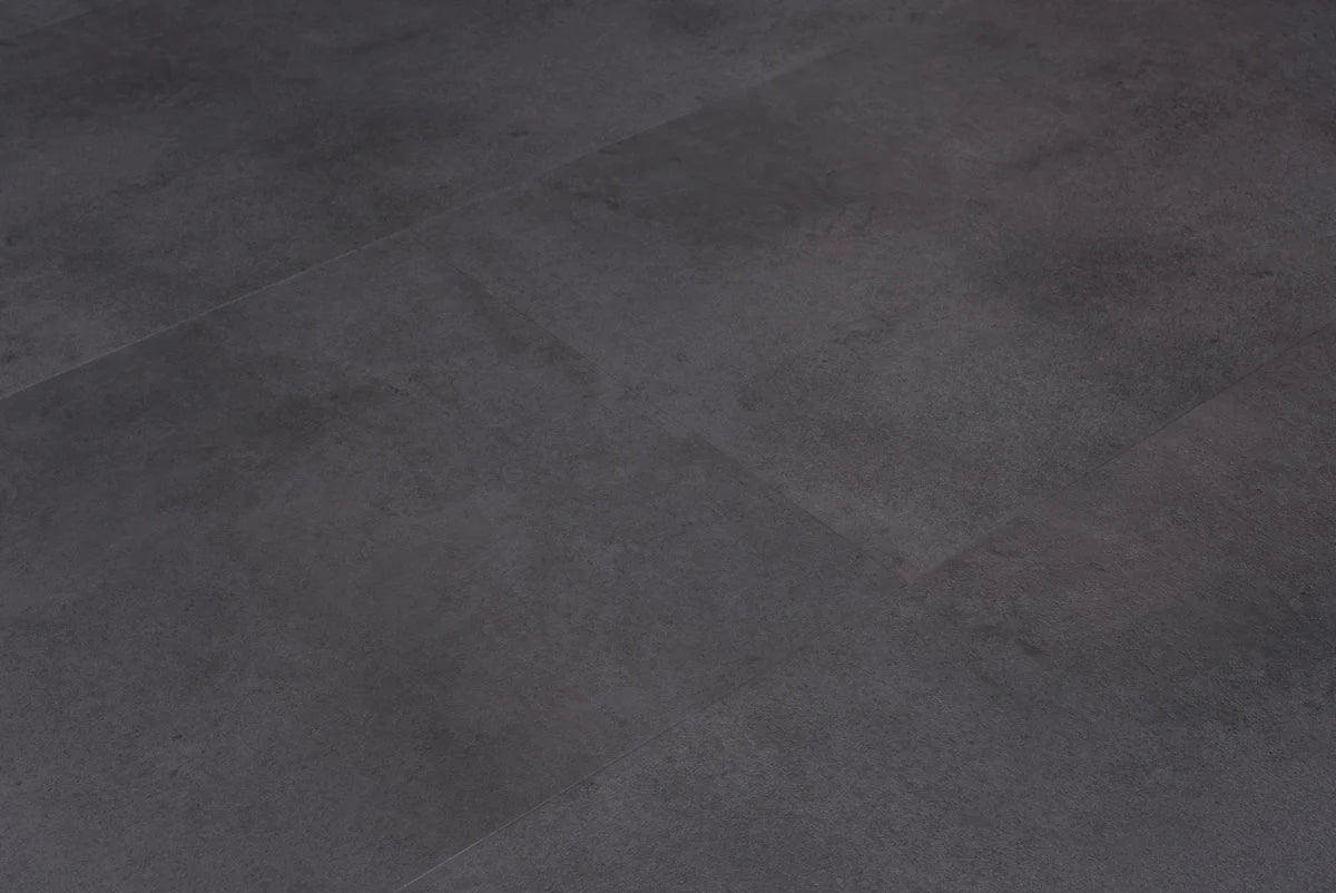 Floer Betonlook Schwarz Klick Vinyl Fliesen FLR-3802 - Solzaleben.de
