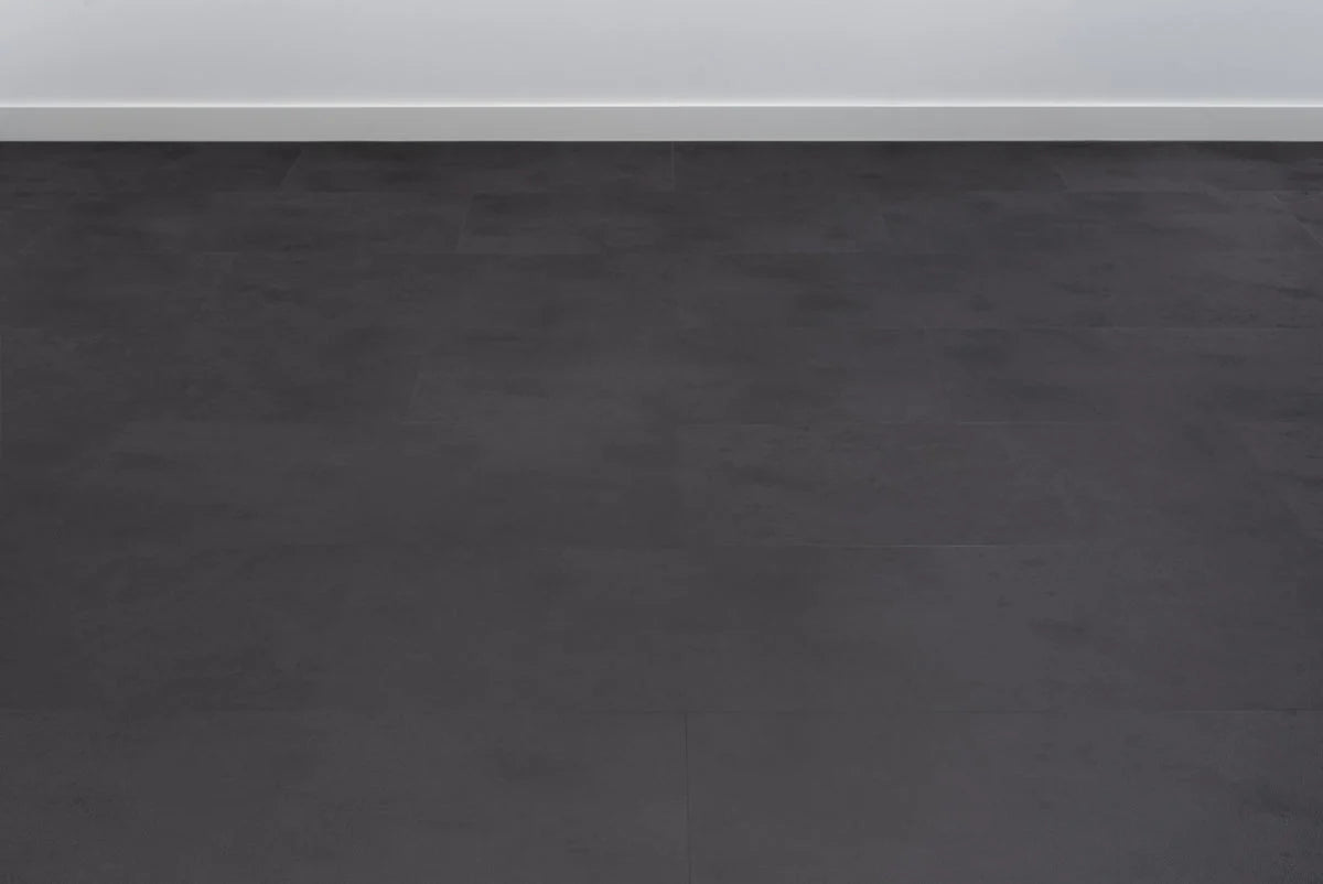 Floer Betonlook Schwarz Klick Vinyl Fliesen FLR-3802 - Solzaleben.de