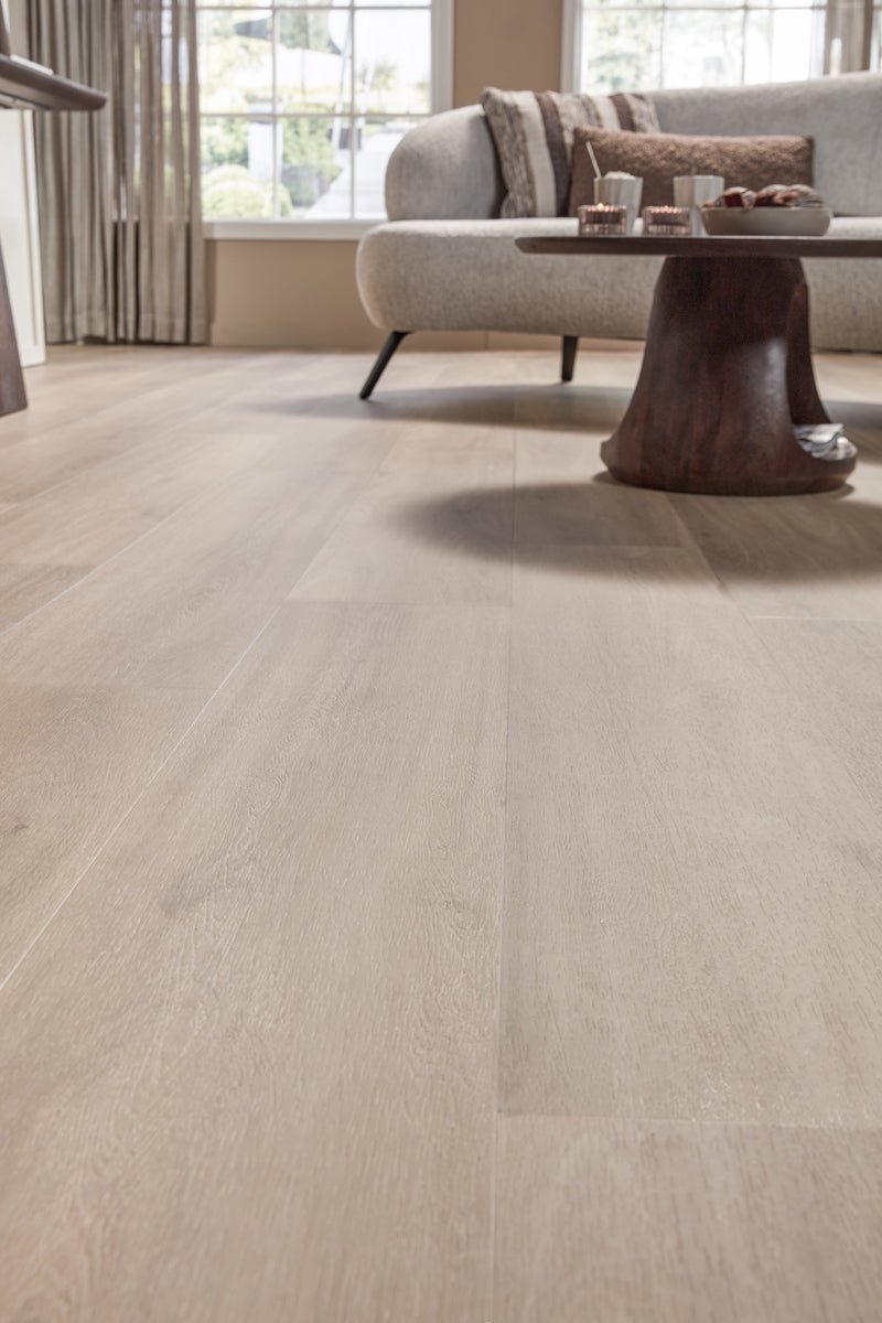 Floer Casares Creme Weiß Eiche Dörfer Klebe-Vinyl FLR-3040 - Solzaleben.de