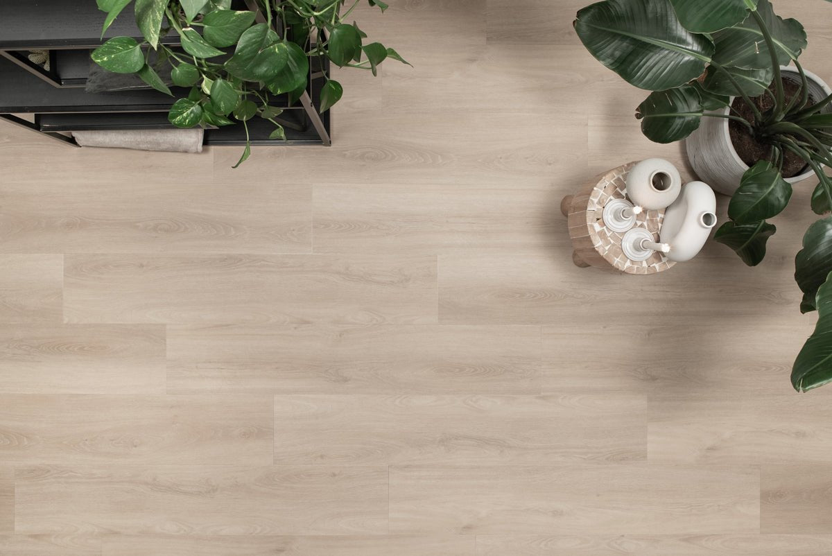 Floer Casares Creme Weiß Eiche Dörfer Klebe - Vinyl FLR - 3040 - Solzaleben.de
