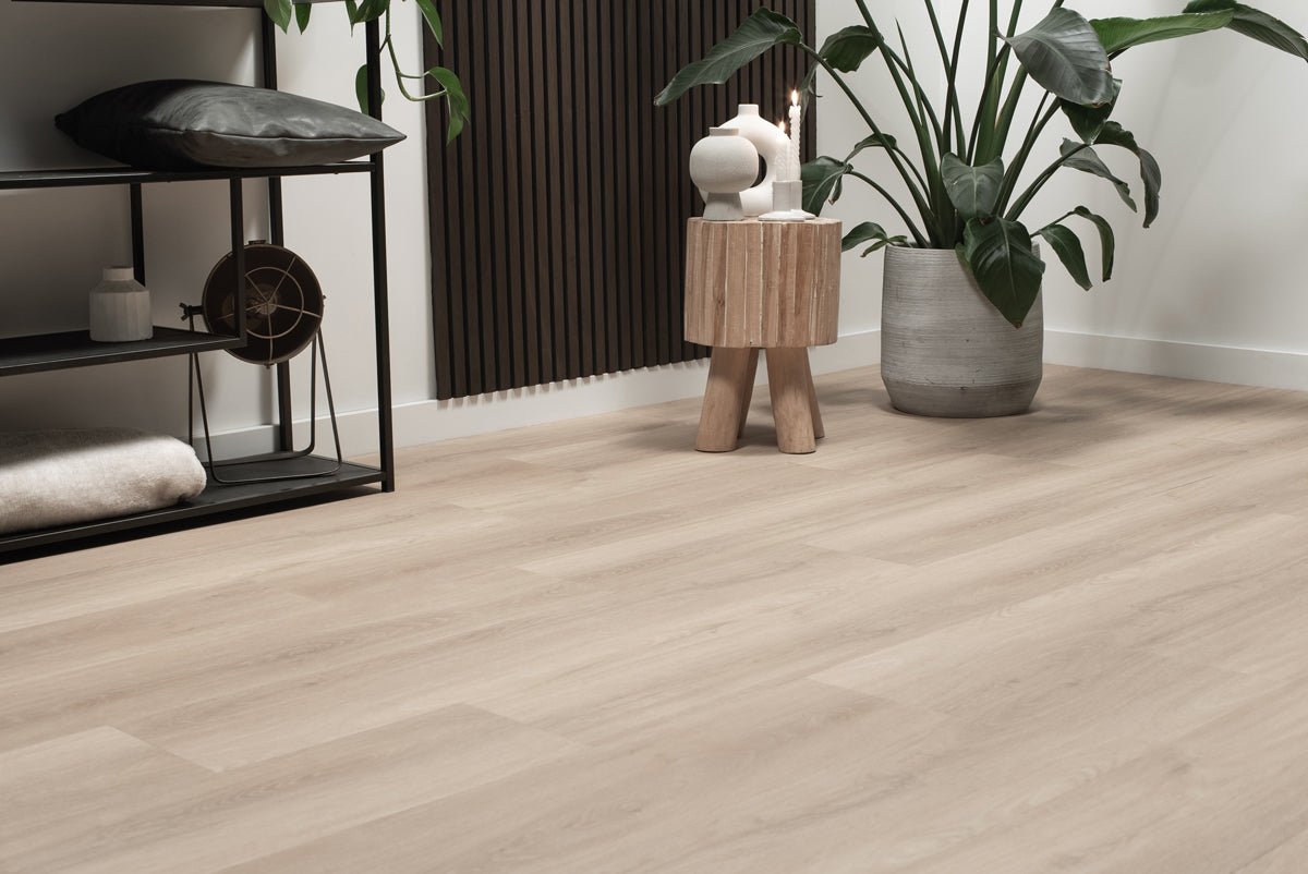 Floer Casares Creme Weiß Eiche Dörfer Klebe - Vinyl FLR - 3040 - Solzaleben.de