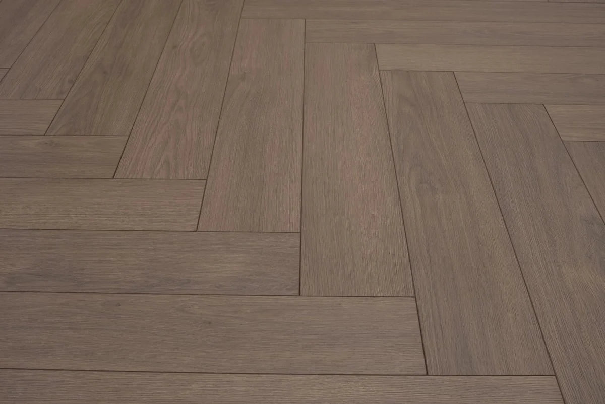 Floer Ceto Kakao Braun Walfishgrät Laminat FLR-1615 - Solzaleben.de