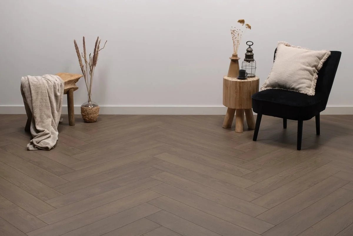 Floer Ceto Kakao Braun Walfishgrät Laminat FLR-1615 - Solzaleben.de