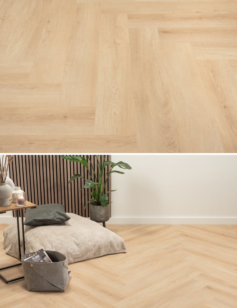 Floer Cetus Creme Walfischgrät Klick Vinyl FLR-3916 - Solzaleben.de