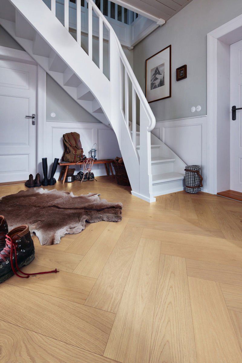 Floer Creme Eiche Hybrid Holz Fishgrät FLR - 5014 - Solzaleben.de