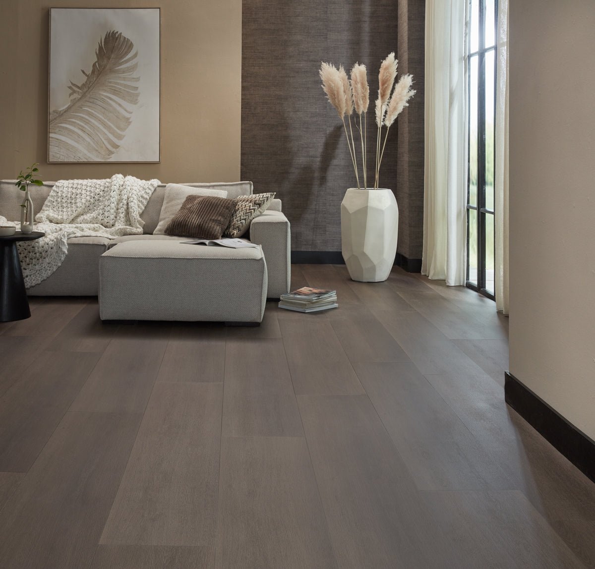 Floer Dunkele Eiche Landhaus Klebe - Vinyl FLR - 3237 - Solzaleben.de