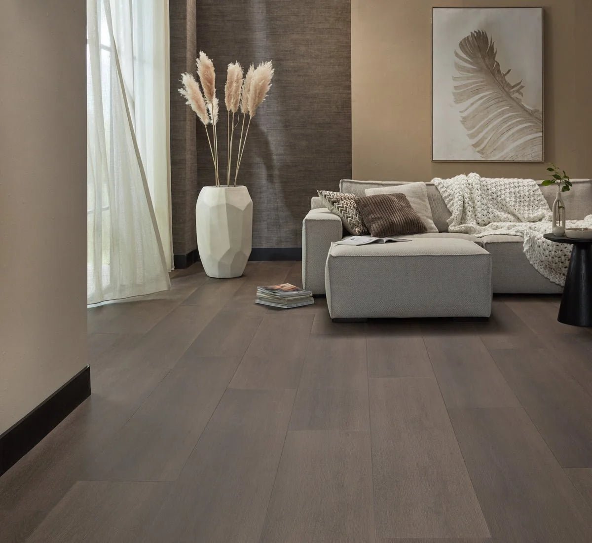 Floer Dunkele Eiche Landhaus Klick Vinyl FLR-3757 - Solzaleben.de