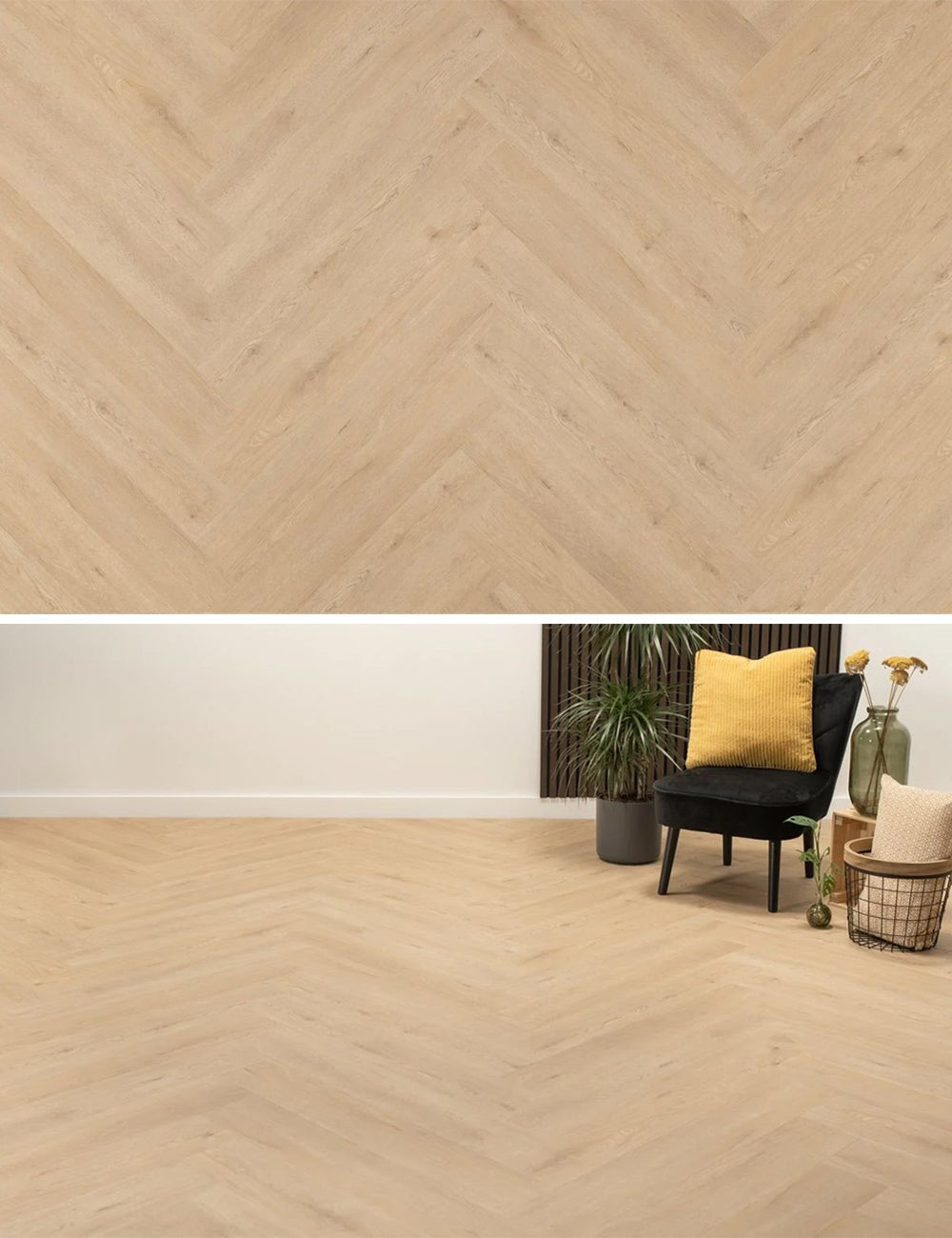 Floer Gaia Graubeige Walfischgrät Klebe-Vinyl FLR-3527 - Solzaleben.de