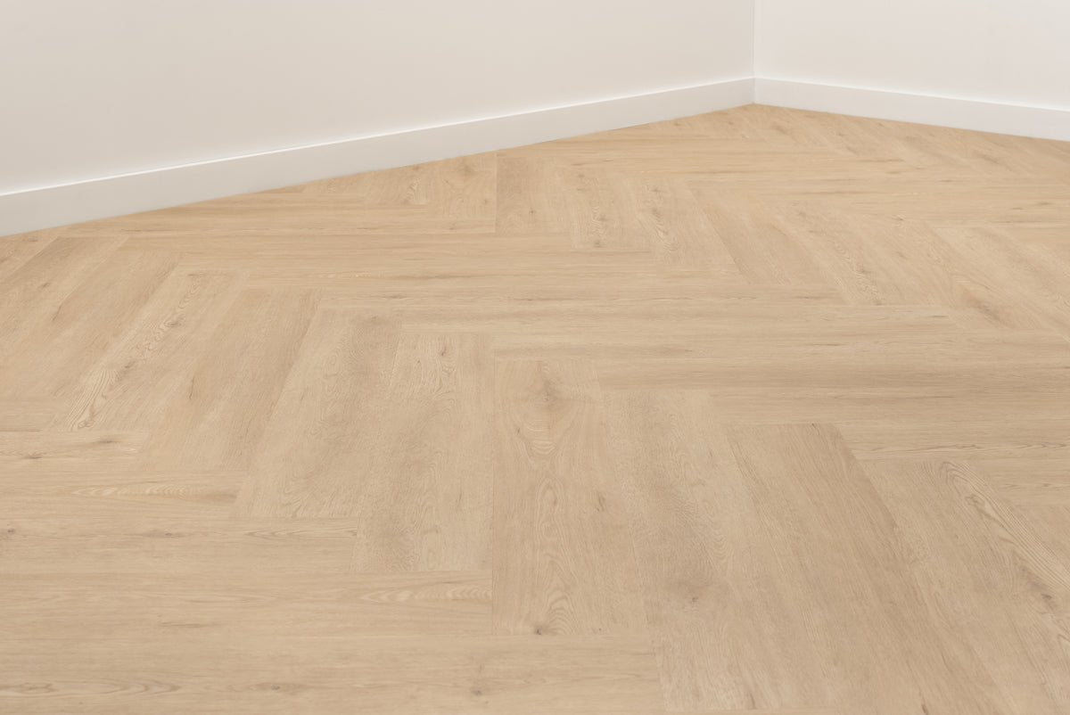 Floer Gaia Graubeige Walfischgrät Klebe - Vinyl FLR - 3527 - Solzaleben.de