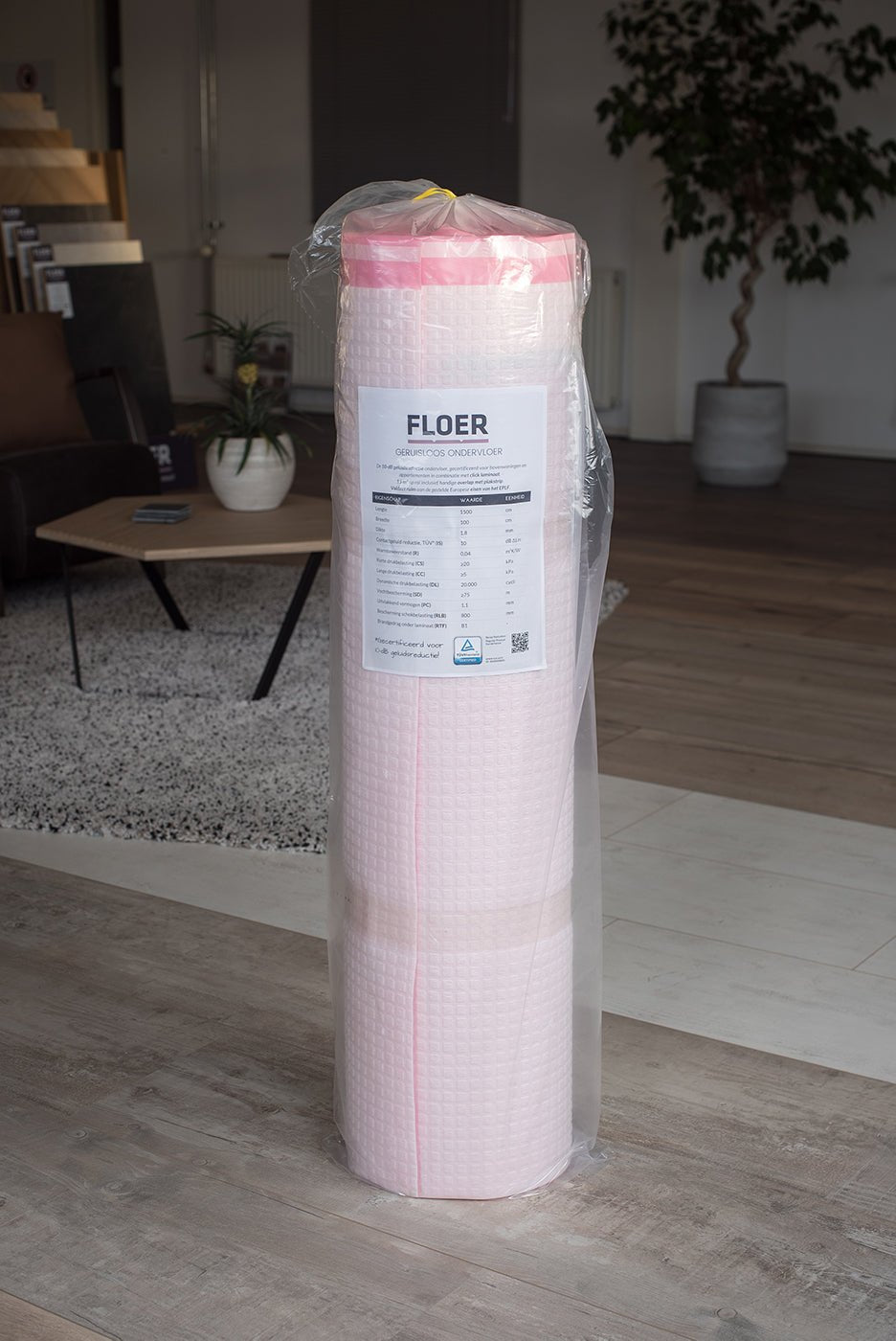 Floer Geräuschloser Unterboden - 10DB Lärmreduziering - 15m2 - TÜV zertifiziert - FLR-9002 - Solzaleben.de
