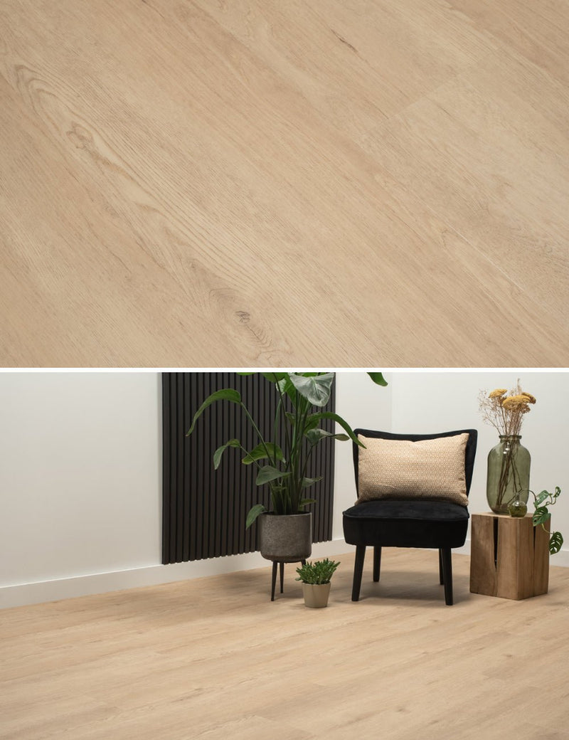 Floer Ghent Graubeige Eiche Dörfer Klebe-Vinyl FLR-3041 - Solzaleben.de